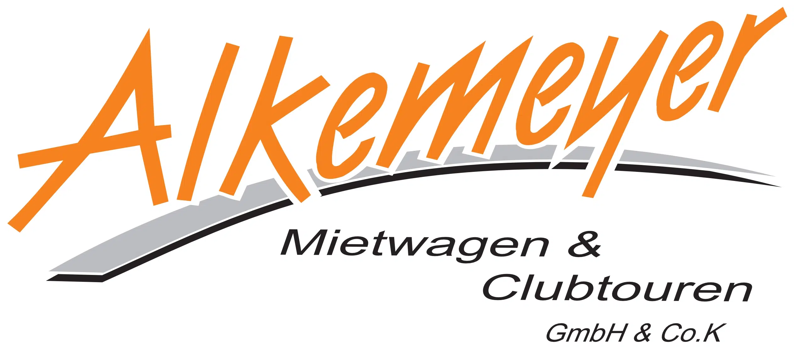 „Alkemeyer Mietwagen & Clubtouren“-Logo, zur Startseite